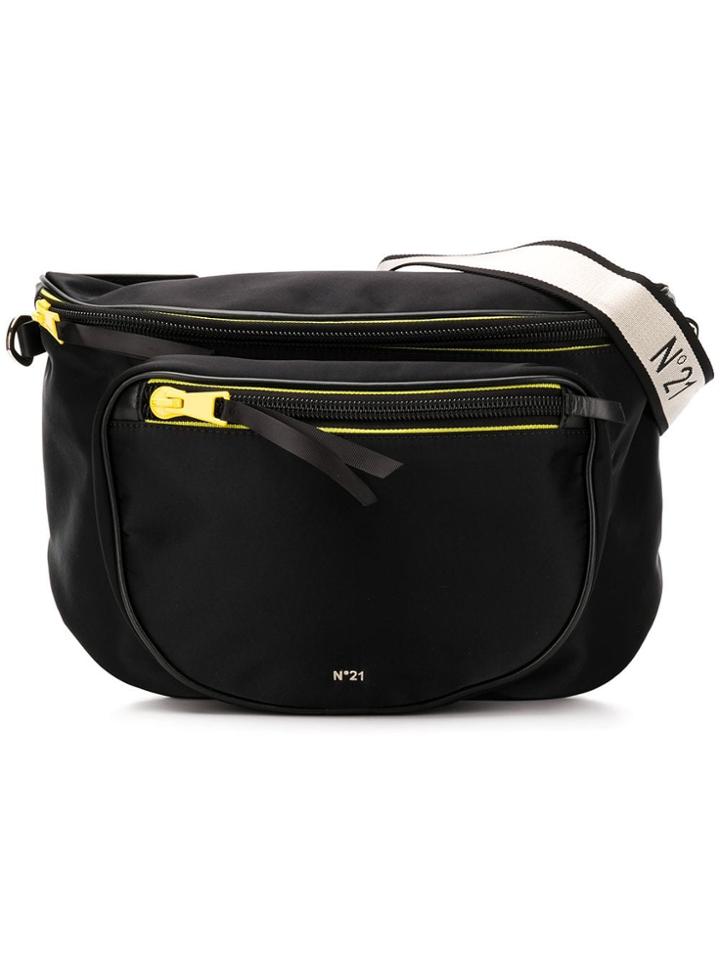 No21 Oversized Belt Bag - Black