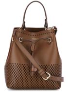 Furla Bucket Shoulder Bag, Women's, Brown, Leather