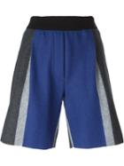 Forte Forte Striped Shorts, Women's, Size: 1, Grey, Polyamide/viscose/cashmere/virgin Wool
