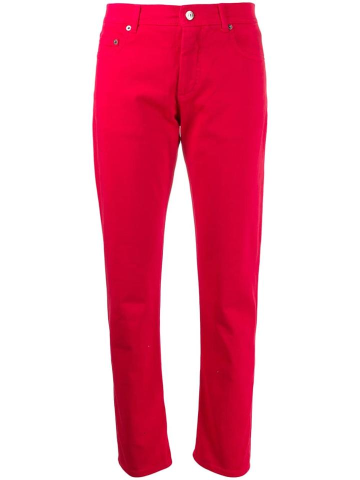 Nº21 Mid-rise Slim Fit Jeans - Red