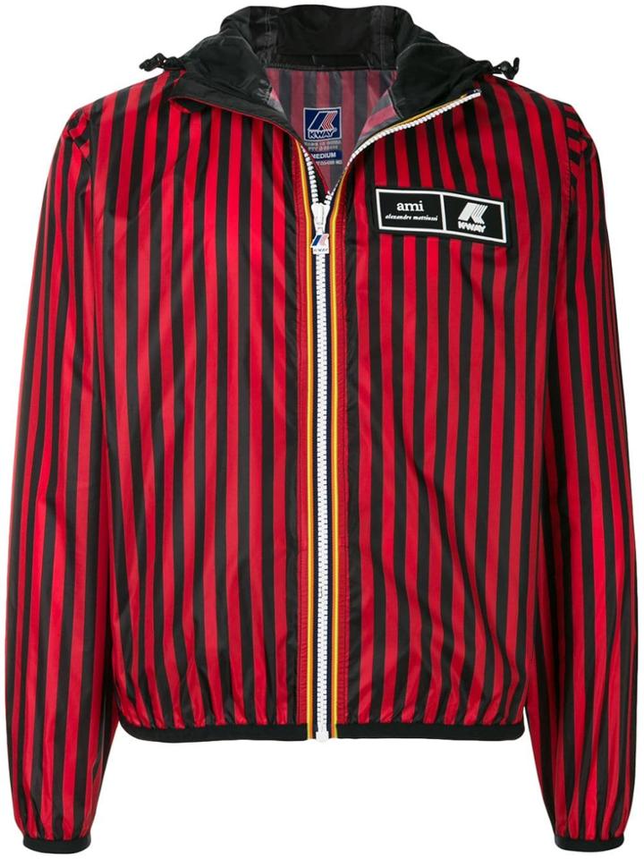 Ami Alexandre Mattiussi Claude 3.0 Hooded K-way Windbreaker - Black