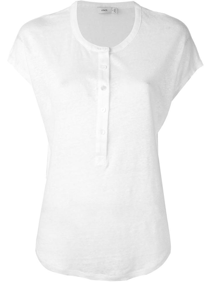 Vince Buttoned T-shirt