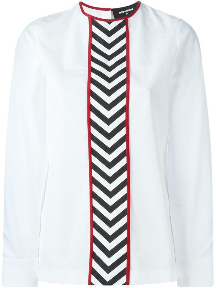 Dsquared2 Chevron Pattern Shirt