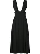 Comme Des Garçons Pleated Dungaree Skirt