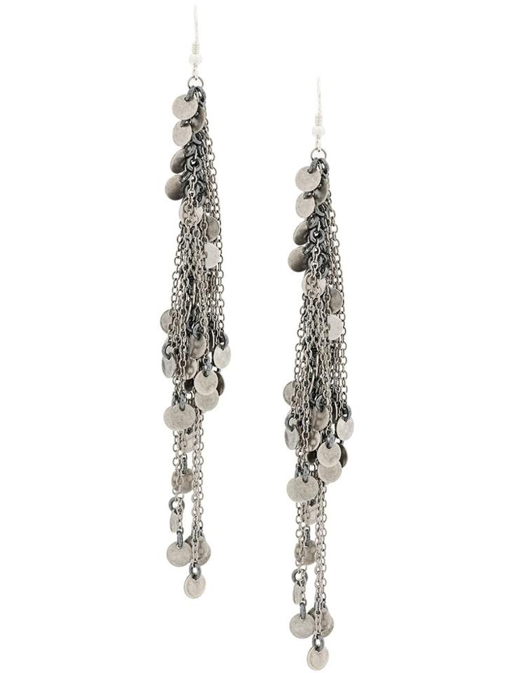 Marc Le Bihan Multiple Chain Earrings - Silver