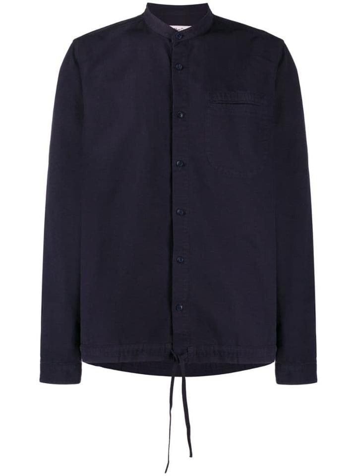 Ymc Drawstring Waist Shirt - Blue