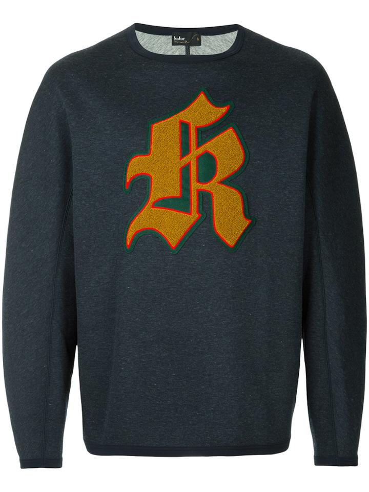 Kolor Logo Sweatshirt - Blue
