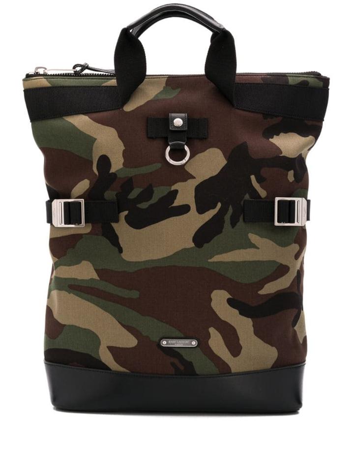 Saint Laurent Rivington Convertible Backpack - Green