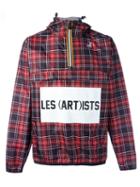 Les (art)ists 'leon Check' Jacket, Men's, Size: Xl, Red, Polyester