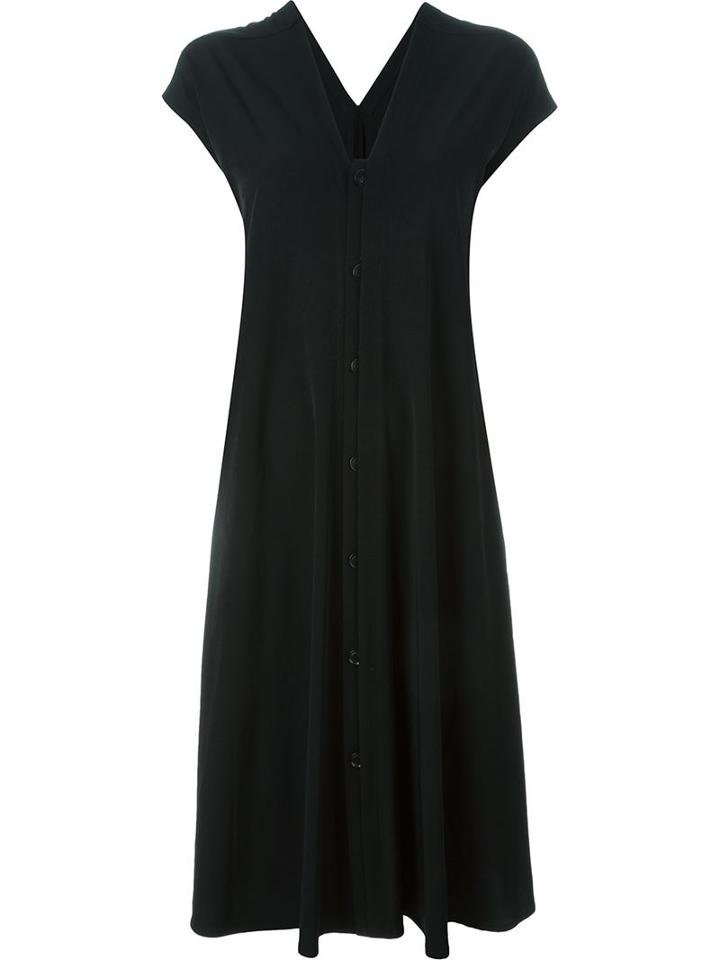 Y's Buttoned Shortsleeved Dress