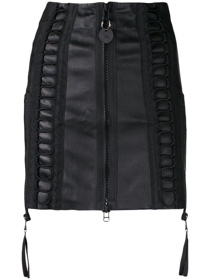 Diesel Zipped Short Skirt - Black