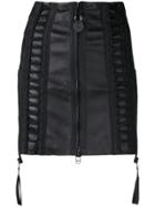 Diesel Zipped Short Skirt - Black