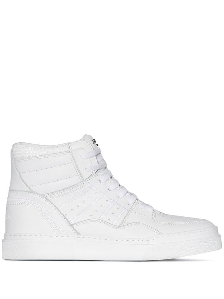 Balmain Keira Hi-top Sneakers - White