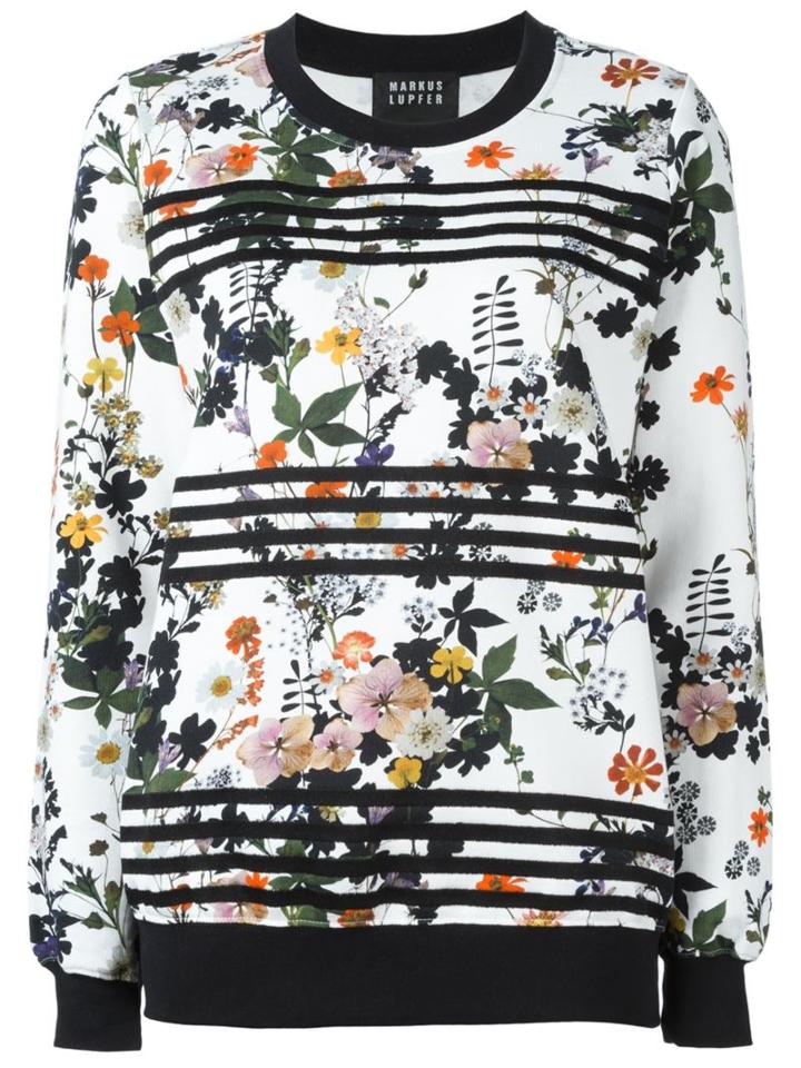 Markus Lupfer Floral Print Sweatshirt