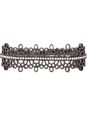 Jo Lle Jewellery Diamond Detail Filigree Double Ring
