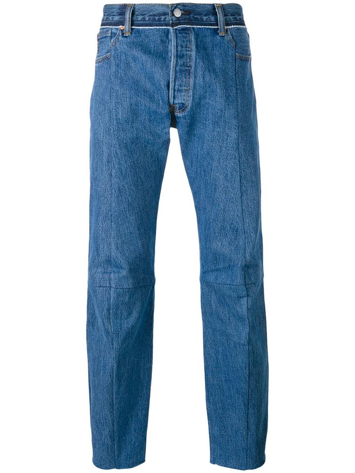 Vetements - 'vetements X Levi's' Regular Jeans - Men - Cotton - S, Blue, Cotton
