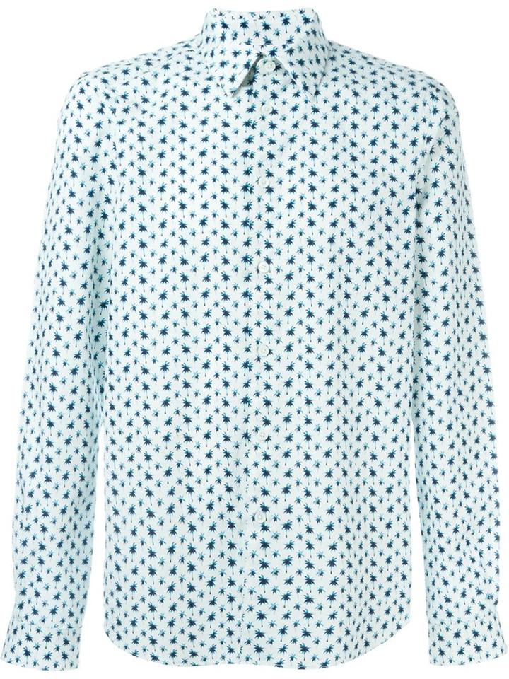 Ps By Paul Smith Palm Tree Print Shirt