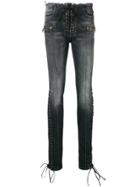 Unravel Project Slim Faded Jeans - Grey