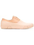Both Suede Trim Sneakers - Nude & Neutrals