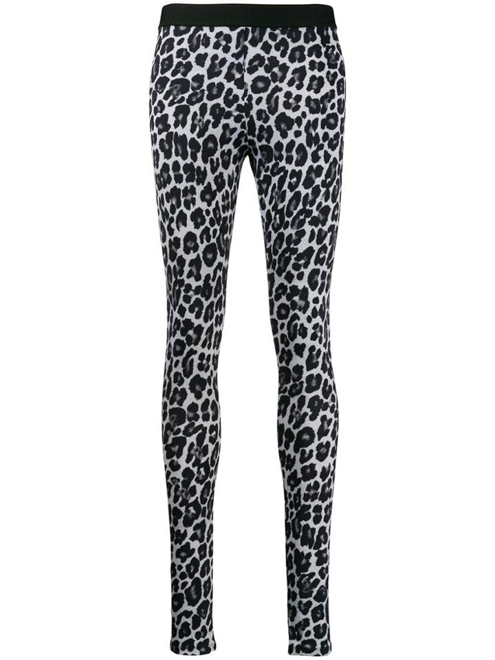 Paul Smith Leopard Print Leggings - Blue