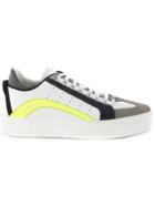 Dsquared2 Neon Striped Sneakers - White