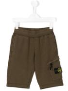 Stone Island Kids Casual Shorts, Boy's, Size: 12 Yrs, Green