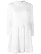 Saint Laurent 'claudine' Dress, Women's, Size: 38, White, Cotton