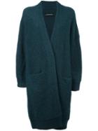 By Malene Birger 'rinorra' Cardi-coat, Women's, Size: Medium, Green, Polyamide/spandex/elastane/mohair/wool