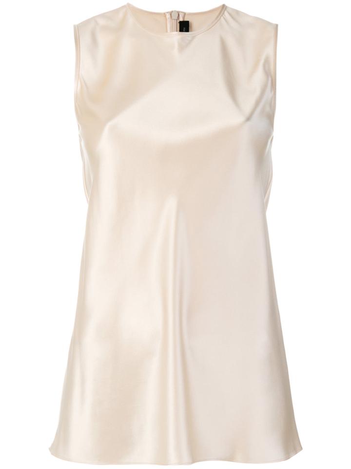 Joseph Sleeveless Satin Top - Nude & Neutrals