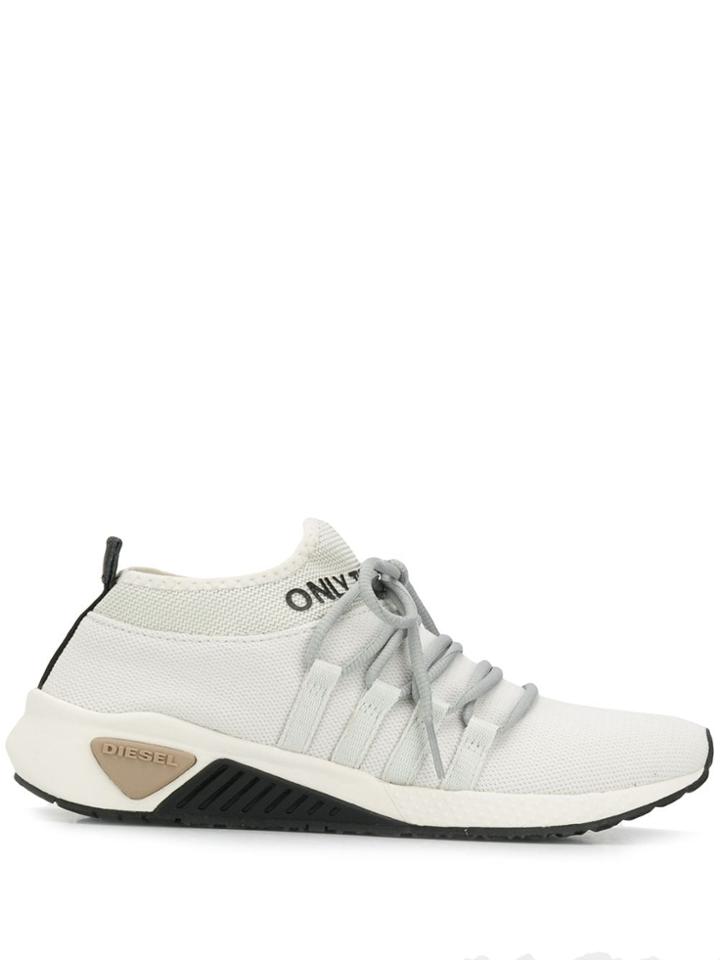 Diesel Sock-style Low Top Sneakers - White