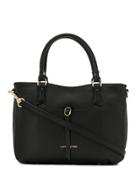 Lancaster Dune Pebbled Tote - Black