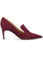Sergio Rossi Pointed Toe Pumps - Red