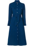 A.p.c. Denim Shirt Dress - Blue