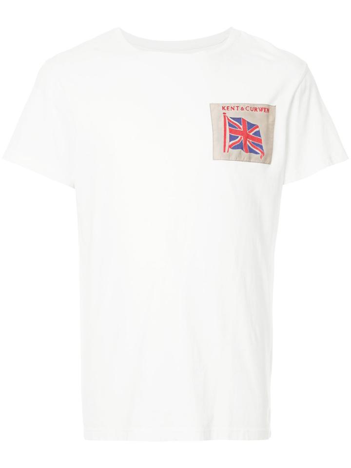 Kent & Curwen Flag Patch T-shirt - White
