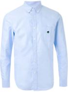 Cityshop Button Down Collar Shirt, Men's, Size: Medium, Blue, Cotton