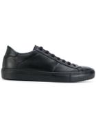 Low Brand Lace-up Sneakers - Black