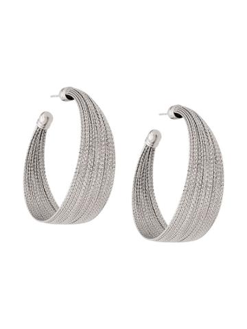 Silvia Gnecchi Hoop Earring - Silver