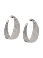 Silvia Gnecchi Hoop Earring - Silver