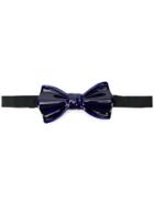 Cor Sine Labe Doli Metallic Bow Tie - Blue