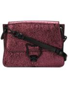 Karl Lagerfeld K/katlock Metallic Cross Body Bag - Pink & Purple