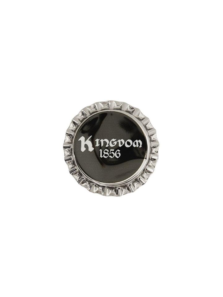 Burberry Kingdom Bottle Cap Brooch - Metallic
