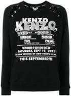 Kenzo - Slogan Print Sweatshirt - Women - Cotton - S, Women's, Black, Cotton