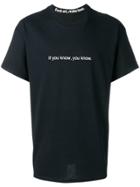 F.a.m.t. Slogan Print T-shirt - Black
