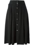 Paul & Joe Buttoned Pleated Midi Skirt