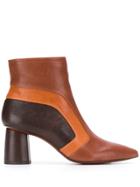 Chie Mihara Lupe Colour Block Boots - Brown
