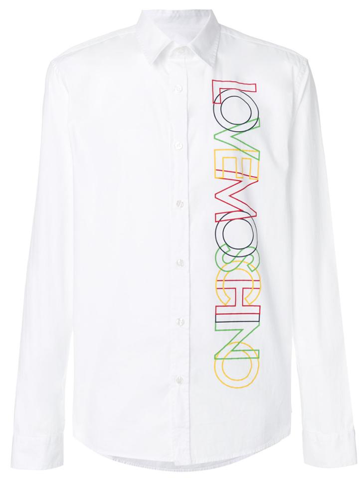 Love Moschino Logo Print Shirt - White