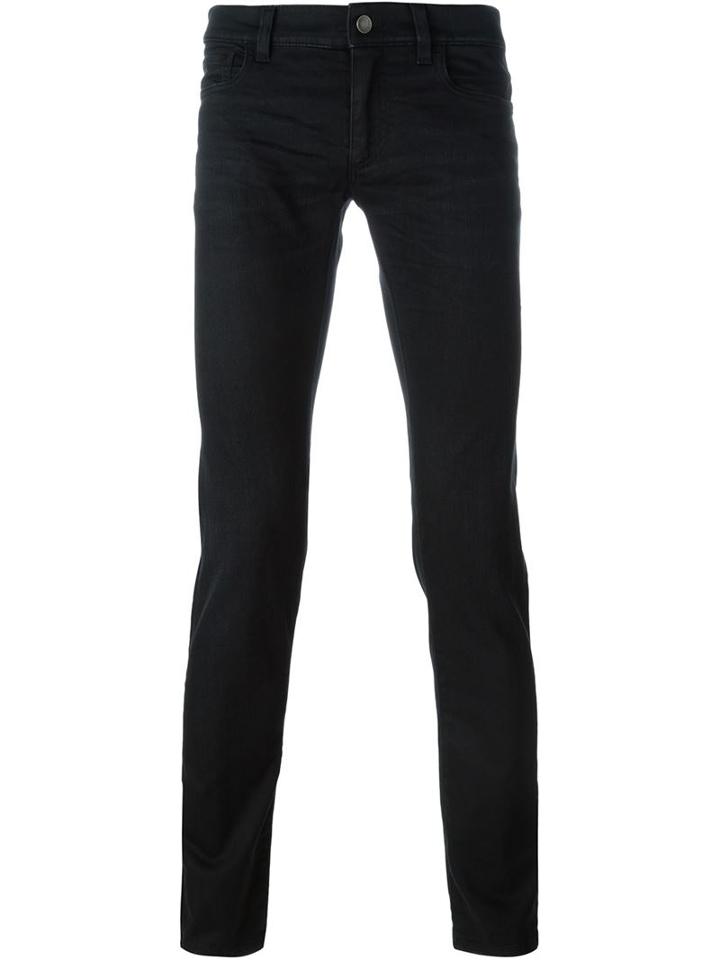 Dolce & Gabbana Skinny Jeans, Men's, Size: 50, Black, Cotton/polyester/spandex/elastane