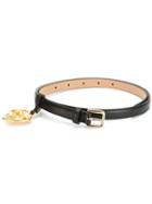 Dolce & Gabbana 'sacred Heart' Belt, Women's, Size: 90, Black, Leather