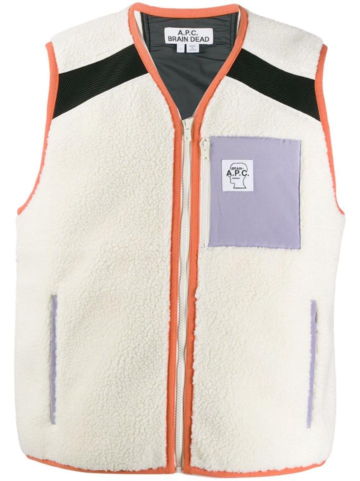 A.p.c. Reversible Gilet - White