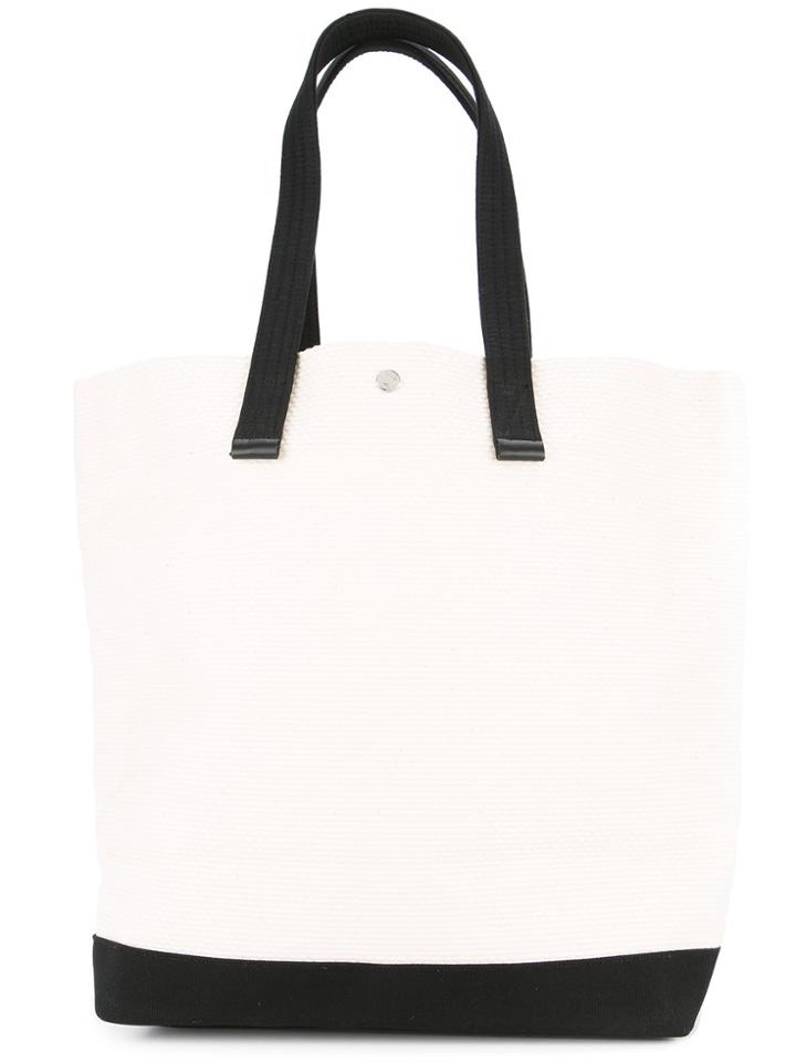 Cabas Large Shopper Tote Bag - White